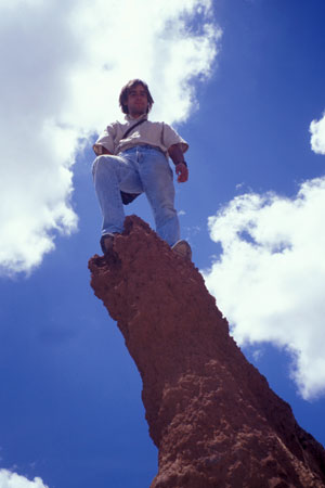 Danny on a Termite Mound